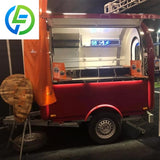 Commercial Multi-Functional Food Trailer Truck for Sale - Convertible BBQ Coffee Ice Cream Setup Galvanized Steel
