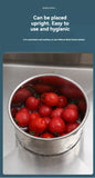 Stainless Steel Swan Sink Strainer Basket Kitchen Sink Garbage Filter Swan Dry And Wet Separation Hook Drain Rack