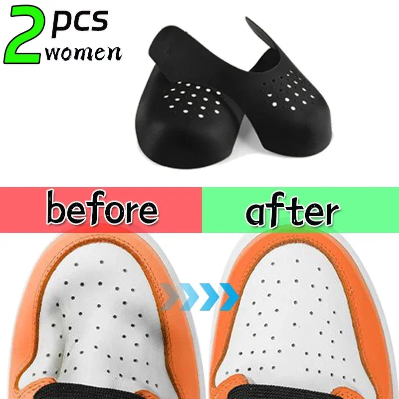 5pairs Crease Protector Shoe Head Stretcher Sneaker Anti Crease Wrinkled Fold Shoe Support Toe Sport Crease Protector Dropship