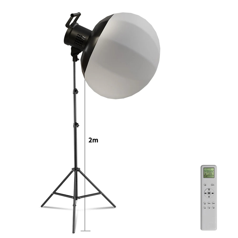 SH 115/135W LED COB Video Light Photography Lamp With Tripod Softbox Remote Control Video Light For Skit Video Photography