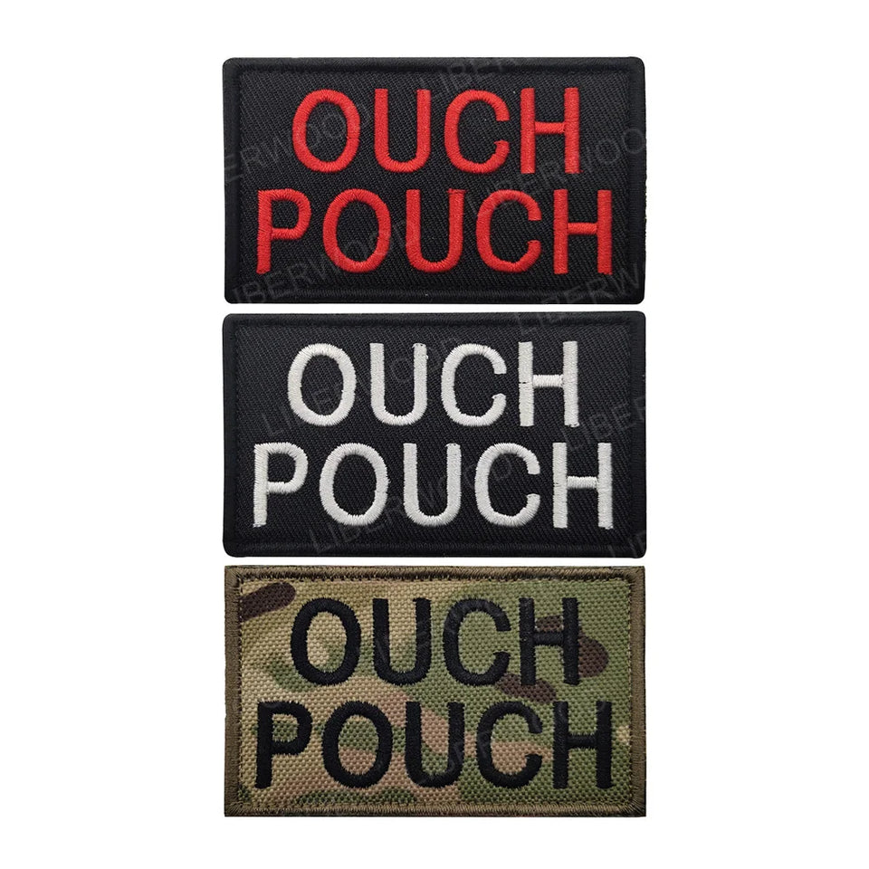 Funny But Did You Die Tactical Patches Embroidered Applique Fastener Hook & Loop Emblem Ouch Pouch Badge Patch for Caps Bag Vest