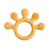 1PC Baby Silicone Teether Toys BPA Free Silicone Finger Ring Pacifier Chain Soothing Teething Toys For Newborn Teething Gifts