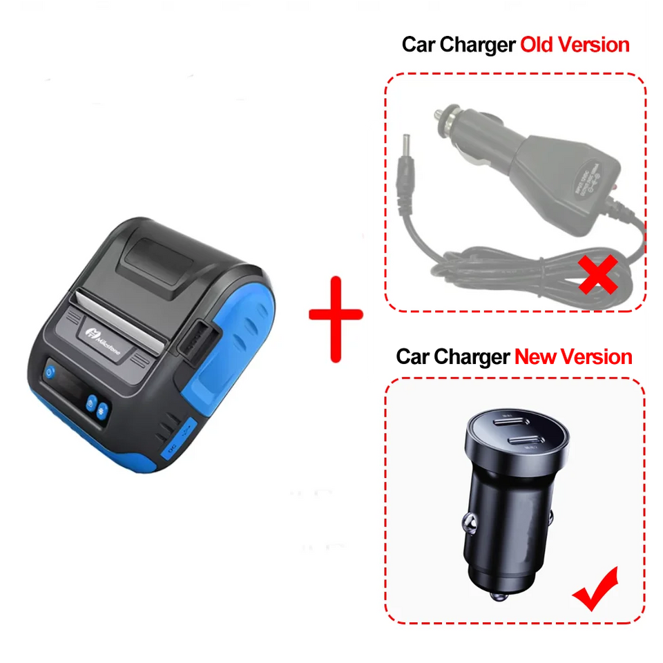 MHT-P29L Milestone Bluetooth 80mm Usb Thermal Receipt Printer Mini Tag Barcode Sticker Printer Receipt Printing Machine