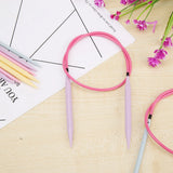 10 Pairs Plastic Change Head Circular Knitting Needle Set Sweaters Woven Tools