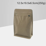StoBag 20pcs 250g Color Matte Coffee Beans Bag Packaging with Valve Aluminum Sealed for Powder Nuts Storage Reusable Pouches