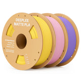DEEPLEE Matte PLA Filament 1KG,1.75mm FDM 3D Printer Filament Dimensional Accuracy +/- 0.02mm, 1kg Carboard Spool (2.2lbs)