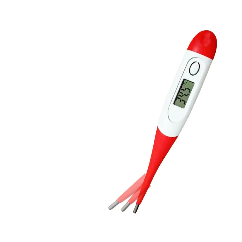 Special anal temperature measurement for farms veterinary soft head  Mercury-free and bendable electronic Medical thermometer