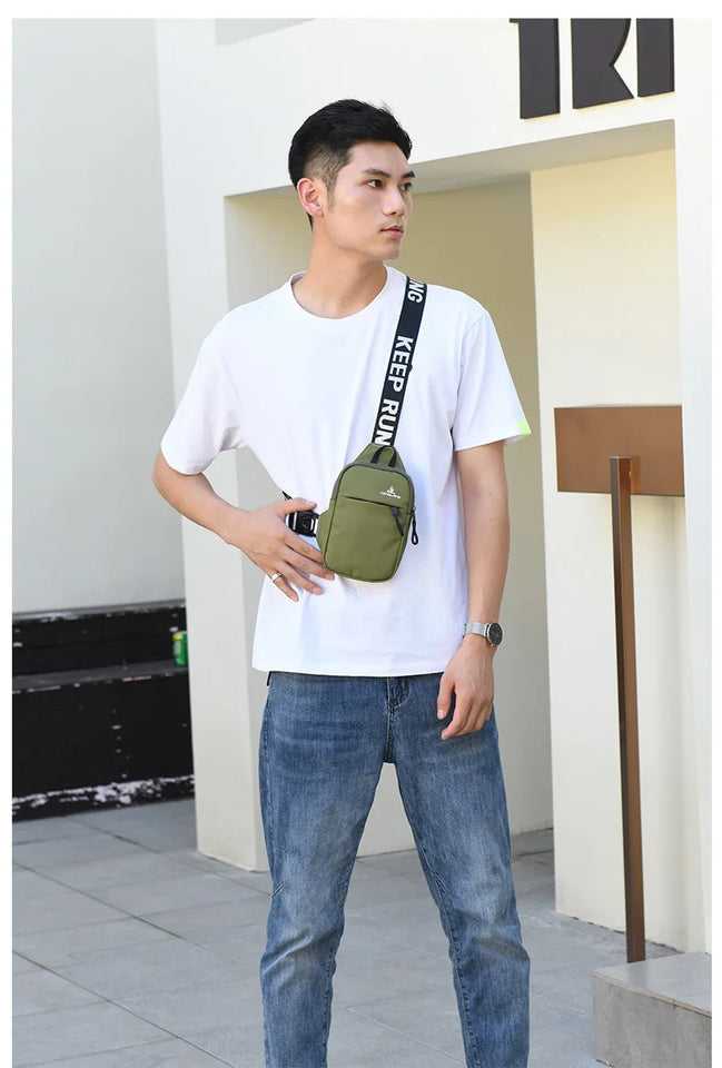 small chest bag women travel mobile phone bag outdoor Sports bag for men mini sling shoulder bag female messenger bag girl gift