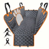 Dog Seat Cover, Pet Dog Seat Cover, Hammock Heavy Duty Scratch Resistant Anti Slip Durable Soft Pet Rear Seat Cover for Cars, Tr