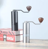 HAVMORE Upgrade Manual Coffee Grinder CNC Professional Stainless Steel Diamond Adjustable Manual Burr Coffee Bean Grinding
