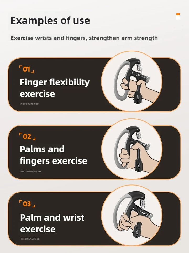Grip Strength Device Male Professional Hand Training Adjustable 10-100kg Arm Strength Device Strength Training Device Female