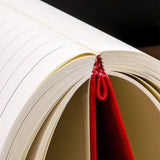 A5 Notebook Student Planning Efficiency Book Business Office Work Conference Notepad 360 Pages 100GSM Font Leather Cover