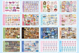 New 1Style 72Pcs/bag Good Mood Maker Cut Film Sticker Book Handbook Scrapbook Phone Case Photo Frame Calendar DIY