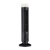 LED Tower Fan Bladeless Tower Fan 90 Degree Oscillating Quiet Portable USB Electric Desk Fan with Light for Home Bedroom Office