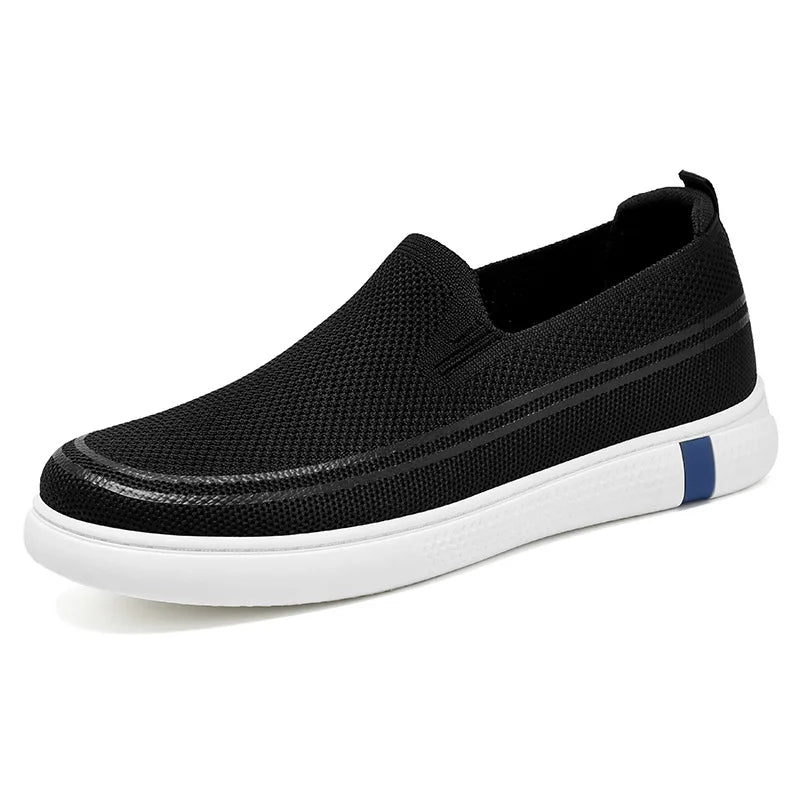 Men's Spring New Knitted Breathable Single Shoes, Dad's Shoes, Men's Casual Shoes, Comfortable Men's Shoes  sneakers