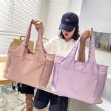 Large Capacity Folding Travel Bag Waterproof lightweight  Luggage Tote Handbag Travel Gym Yoga Storage Shoulder Bag For WomenMen