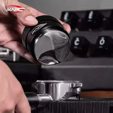 IKAPE  Gravity Espresso Distributor, Fits 51/54/58MM Espresso Portafilter,Coffee Distribution Tool(Black/White/Sliver)