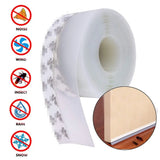 Self-adhesive Door Window Seal Rubber Windproof Warm Door Bottom Seal Strip Soundproof Insect Proof Silicone Sealing Tape