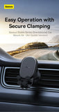 Baseus Car Phone Holder for iPhone Xiaomi Samsung Car Phone Stand Car Mount with Hook Clip Auto Locking Easy Install