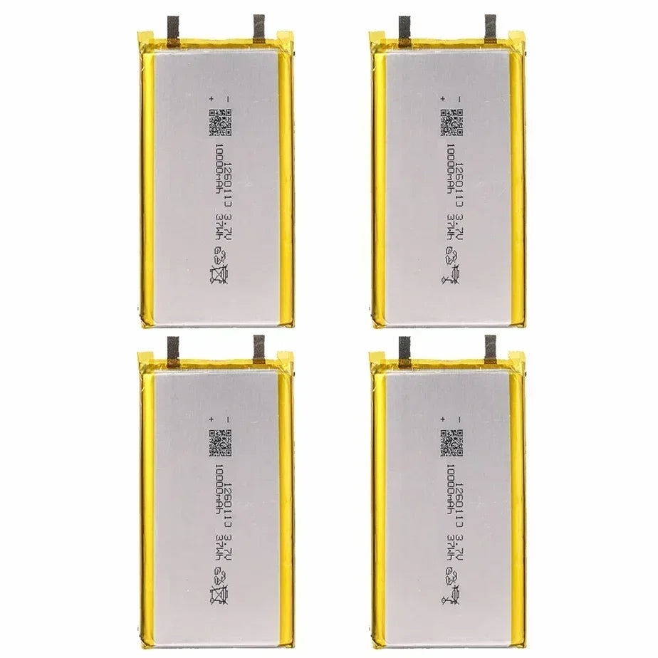 High Qulity 3.7V 10000mAh 1260110 Rechargeable Polymer Batteries Lipo Li-Po For Toy Power Bank GPS Laptop Camping Lights Diy