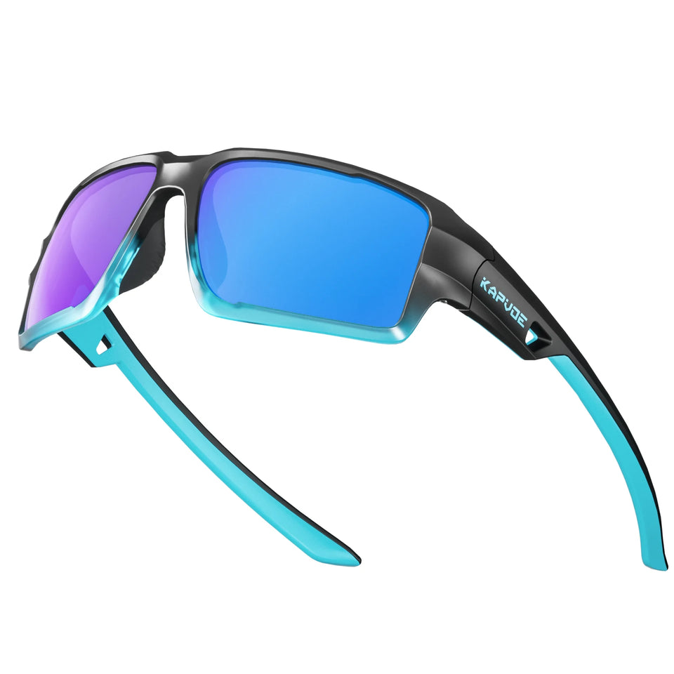 Kapvoe Polarized Cycling Sunglasses UV400 Cycling Glasses MTB Bike Goggles Outdoor Running Driving Riding Sports Bicycle Eyewear