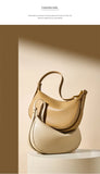 100% genuine leather women's bag designer creates luxury shoulder bag, fashionable new crossbody bag, commuting handbag