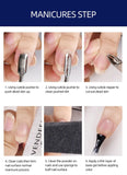 Vendeeni 5 Colors/Set Crystal Cat Eye Gel Nail Polish Semi Permanent Sparkling Magnetic UV LED Soak Off Gel Varnish With Display