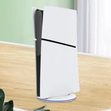 RGB Vertical Stand with Anti-Slip Pad LED Base Gaming Stand Stable Console Base Bracket for PS5 Slim Disc/Digital Version