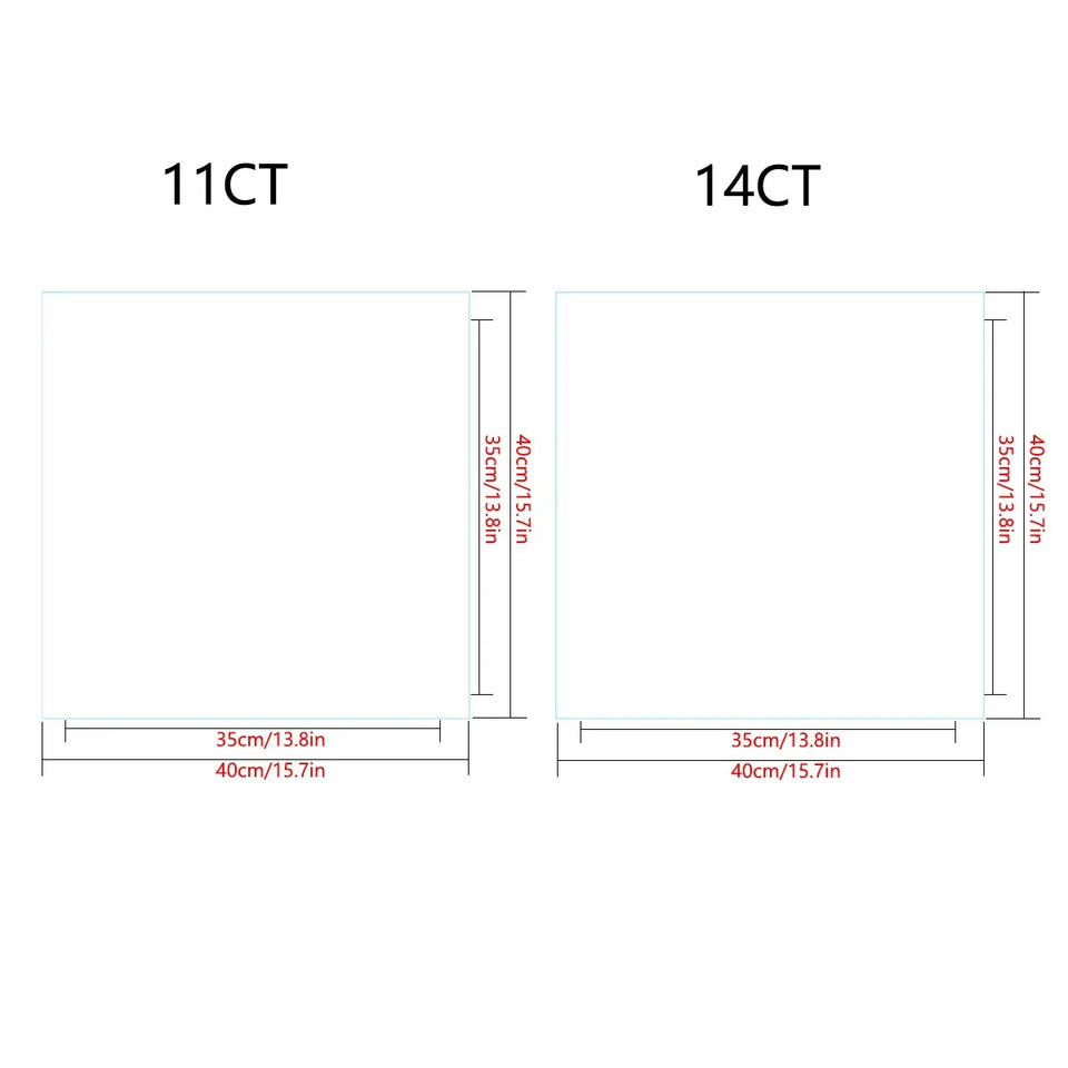 1pc 40X40CM/15.74inch Coffee shop cross stitch Kit DIY kit 11CT/14CT Eco-cotton Thread Hanging Painting Wall decoration