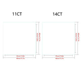 1pc 40X40CM/15.74inch Coffee shop cross stitch Kit DIY kit 11CT/14CT Eco-cotton Thread Hanging Painting Wall decoration