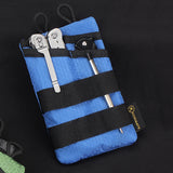 Foldable Small Tool Storage EDC Pouch Lightweight Wear Resistant Organizer for Camping Hiking Sports Portable Credit Card Wallet
