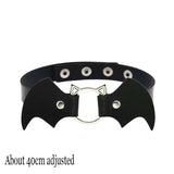Woman Black Punk Choker Collar Necklace Sexy PU Leather Heart Lock Key Spike Chocker Gothic Cosplay Accessories Party Jewelry