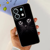 For Xiaomi Redmi Note 13 4G Case Cute Cat Butterfly Cover Soft Silicone Phone Case For Redmi Note 13 Pro Plus Note13 Full Bumper