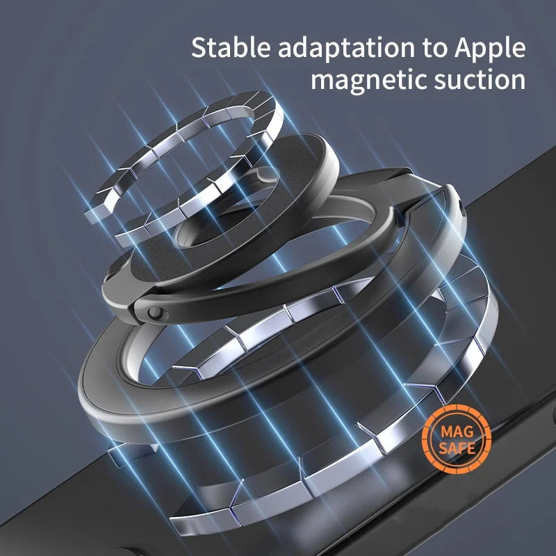 2025 New Double Sided Magnetic Phone Stand for Magsafe Strong Magnet Folding Holder Desktop Bracket for iPhone 17 16 15 Pro/Plus