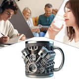 Coffee Mug Cool Beverage Mug Funny Stein Drinkware Portable Home Aesthetic Decoration for Household Kitchen Living Room
