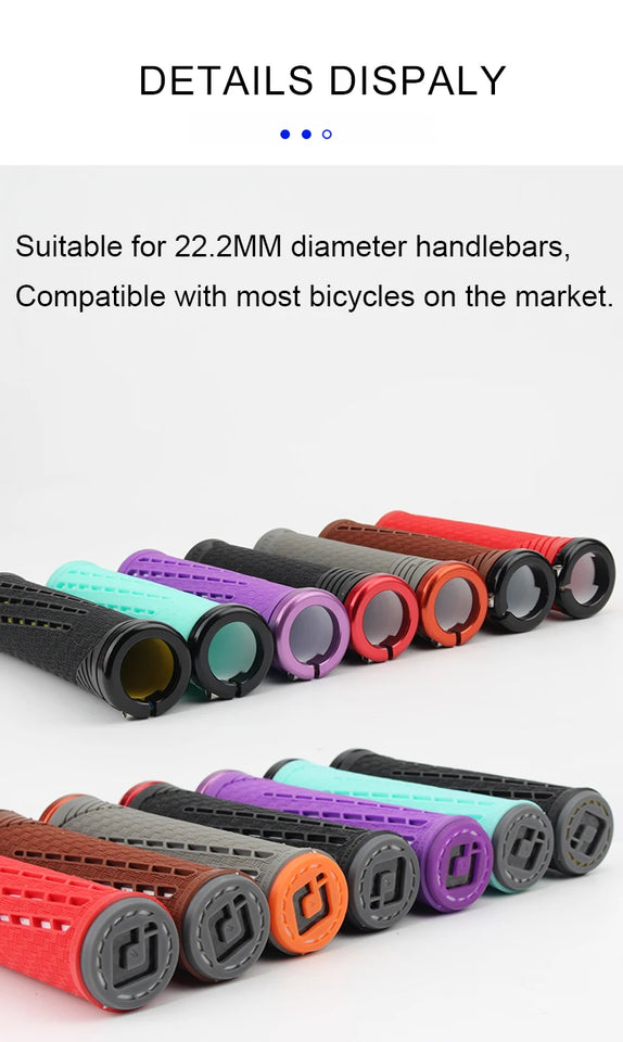 ODI CF Silicone Bicycle Grips Carbon Fiber Reinforced Handle Plugs MTB Anti-slip Lock-on Handlebar Cover Comfortable Bike Parts