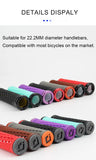 ODI CF Silicone Bicycle Grips Carbon Fiber Reinforced Handle Plugs MTB Anti-slip Lock-on Handlebar Cover Comfortable Bike Parts
