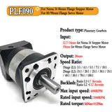 High Precision Planetary Reducer 6.35/8/11/14mm input Ratio 5:1 10:1 for Nema 23 57mm Nema34 86 Stepper 60mm Servo Motor Gearbox