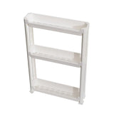 Bathroom Cabinet  Behind The Door Storage and Kitchen Storage Rack Multi-layer Narrow Cabinet Space Saving Trolley Storage Rack