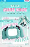 Hatsune Miku Touch Screen Interactive Wireless Bluetooth Anime Peripheral Headset Gift Box Cube Face Lcd Kids Toy Birthday Gift