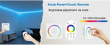 LED Light Strip Wallmount Glass Pannel Touch PWM Controller Dimmer CCT RGB 12V 24V 6A/CH Home Commercial 0-100% Smooth Dimming