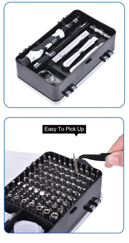 115-in-1 Precision Screwdriver Set for Electronics Repair DIY Tools Kit for Phone Laptop PC Watches Glasses and Eyewear