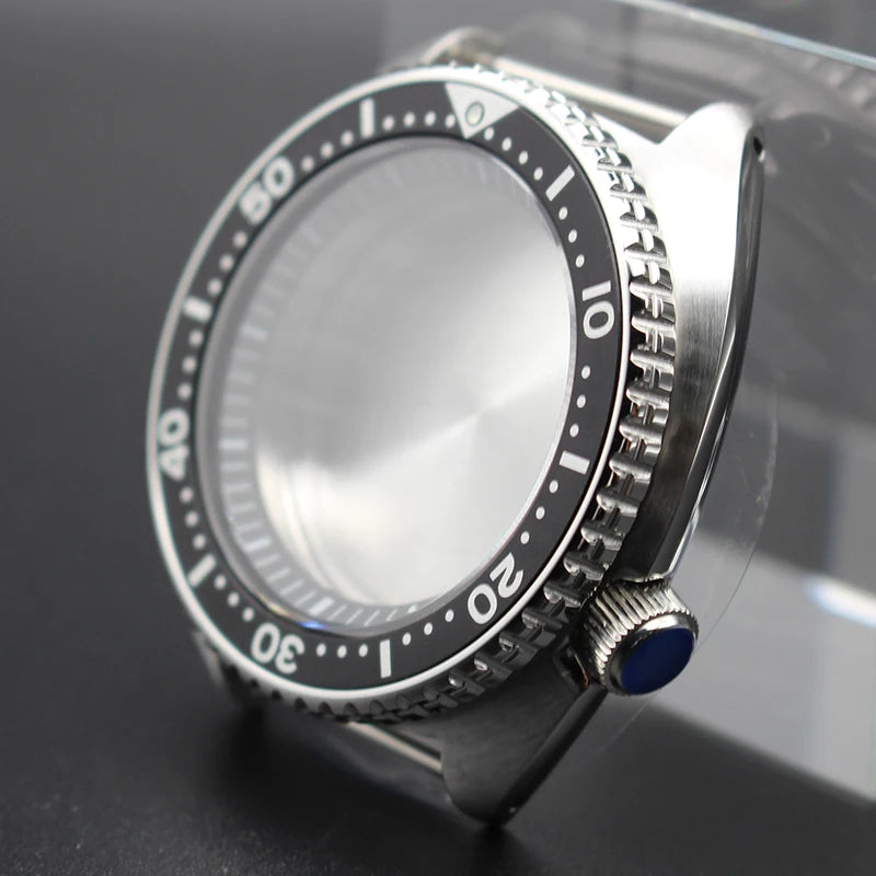 45mm Men Watches Case Skx007 Skx009 Skx013 Skx Mod Sapphire Glass For Seiko Tuna Turtle NH35 NH36 Movement 28.5mm Dial Hot Sale