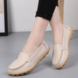 Women Flats Ballet Shoes Woman Cut Out Leather Breathable Moccasins Women Boat Shoes Ballerina Ladies Casual Shoes