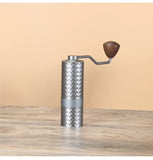 HAVMORE Upgrade Manual Coffee Grinder CNC Professional Stainless Steel Diamond Adjustable Manual Burr Coffee Bean Grinding