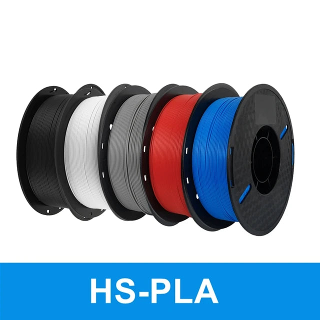KINGROON 5KG(11LBS) PLA PETG HS-PLA HS-PETG Filament 1.75mm High Speed 3D Printer Material Matte PLA 1kg*5 Roll Mix Color New