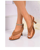 Women Sandals Fashion High Heels Sandals For Summer Women Shoes 2026 Ankle Strap Heel Zapatos Mujer Summer Footwear Women Pumps