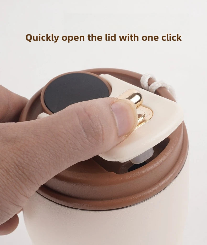 Smart Temp Display Stainless Steel Tumbler Thermal Mug Vacuum Insulated Coffee Cup Travel Thermos Cups Hot Water Bottle for Tea