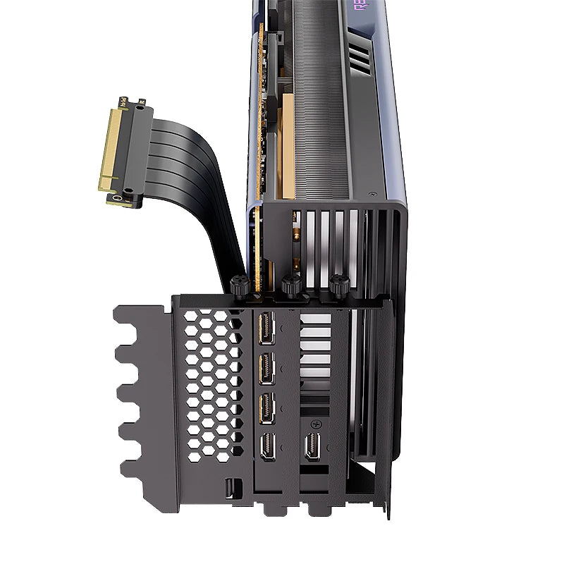 LDPCSJ PCIE 3.0 4.0 x16 Universal Vertical GPU Holder Kit Riser ATX Matx Case VGA Graphics Card Steering Bracket Support