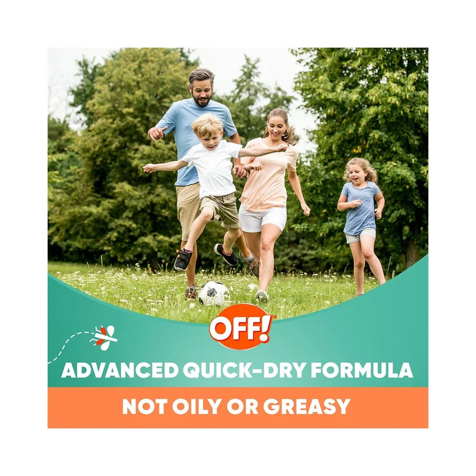 Family Care 15% DEET Insect Repellent Smooth Dry Aerosol Spray Value Pack Mosquito Tick Flea Biting Fly Outdoor Use